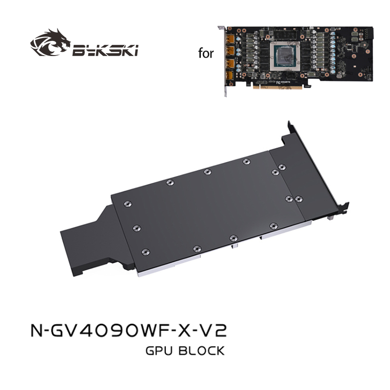 Rtx 4090 Water Block Full Cover - Bykski GPU-blok voor GIGABYTE RTX 4090