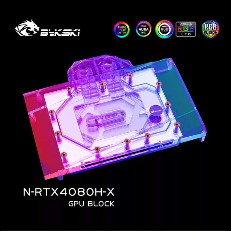 Rtx 4080 Water Cooling Block - Bykski GPU-waterblok voor NVIDIA GeForce RTX