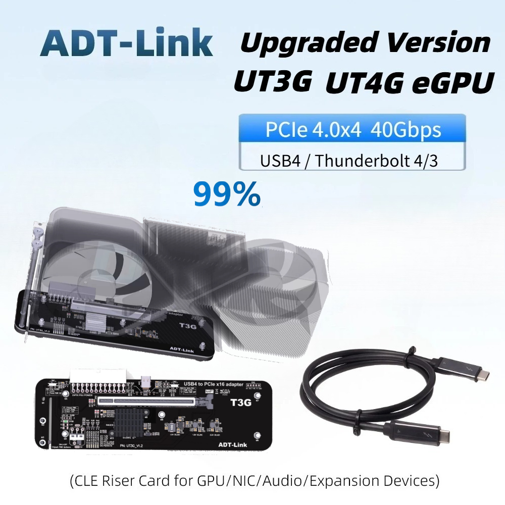 Gpu External Dock Egpu Thunderbolt 4 - Geüpgradede UT4G UT3G EGPU Thunderbolt 4/3