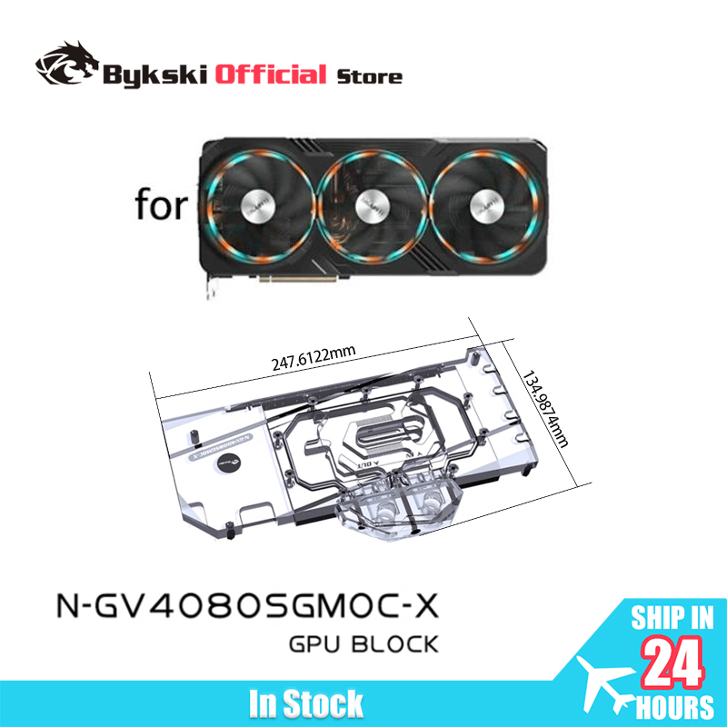 Rtx 4080 Water Cooling Block - Bykski GPU-blok voor Gigabyte GeForce RTX