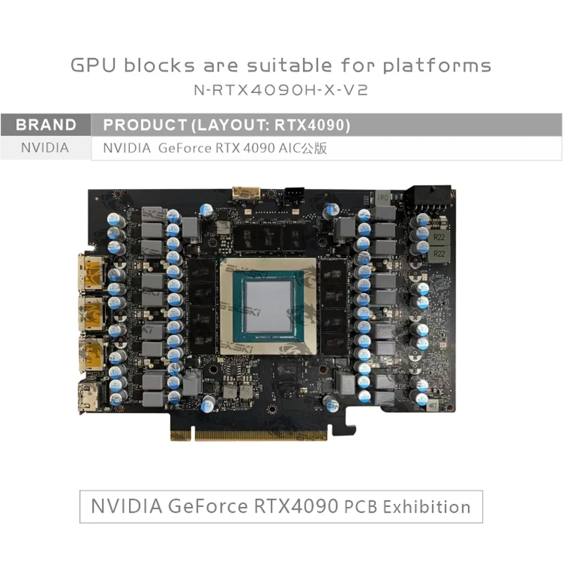 Bykski GPU-blok voor NVIDIA RT - Rtx 4090 Water Block Full Cover recensie en prijs