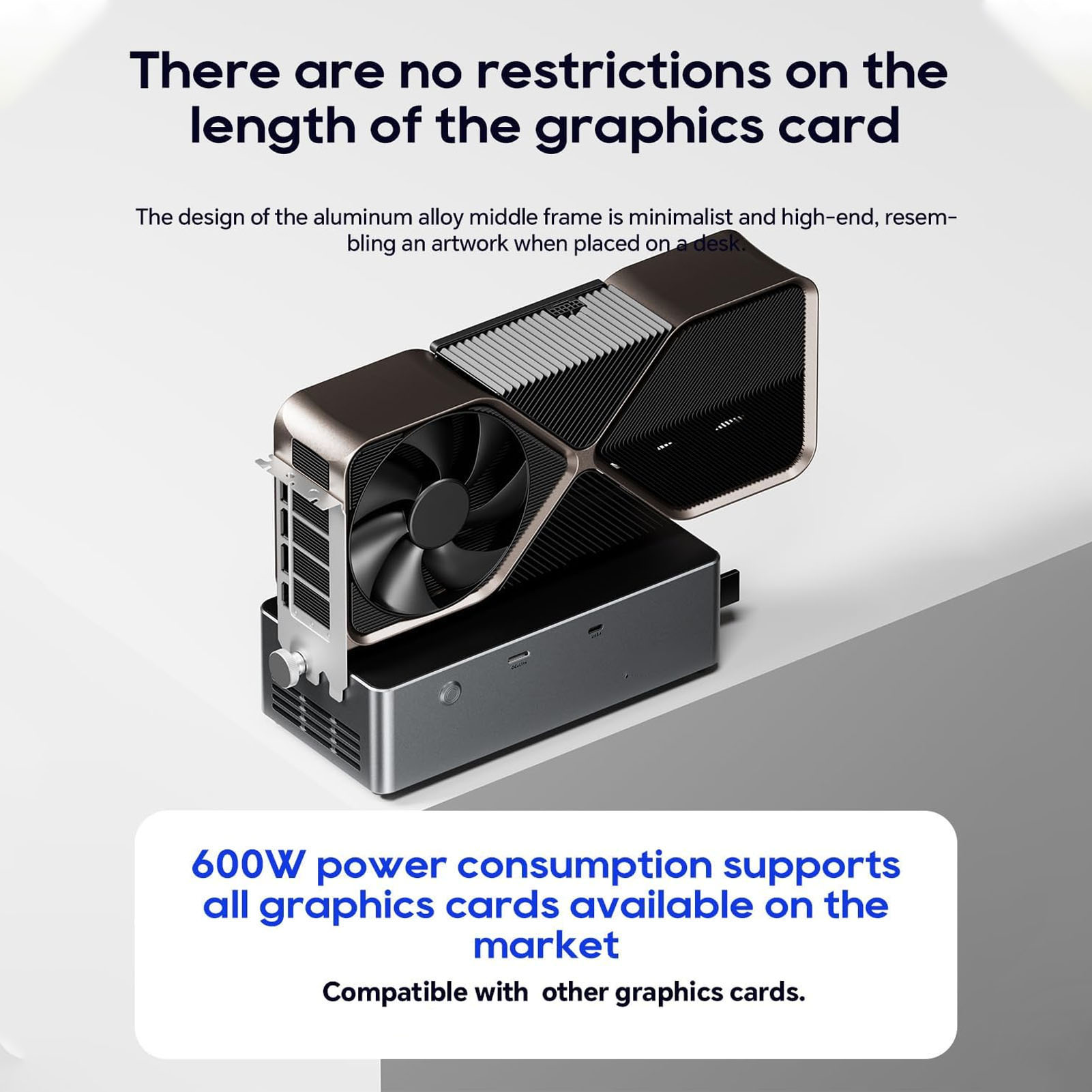 EGPU Dockingstation met 800W P - Oculink Gpu Dock Station recensie en prijs