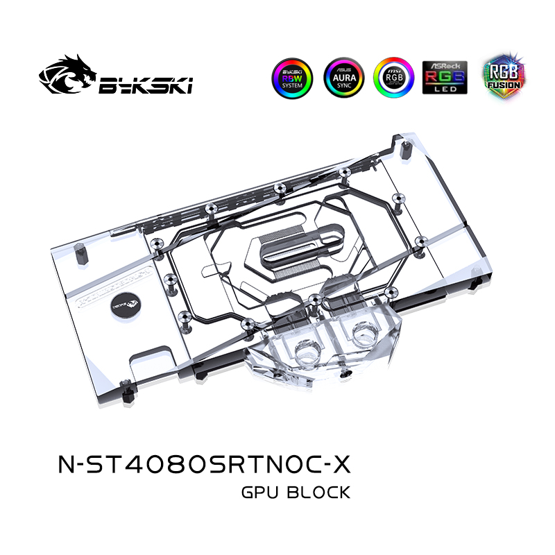 Bykski N-ST4080SRTNOC-X GPU-bl - Rtx 4080 Water Cooling Block recensie en prijs