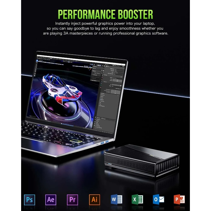 Oculink eGPU Dock G M Ktec AD- - Oculink Gpu Dock Station recensie en prijs
