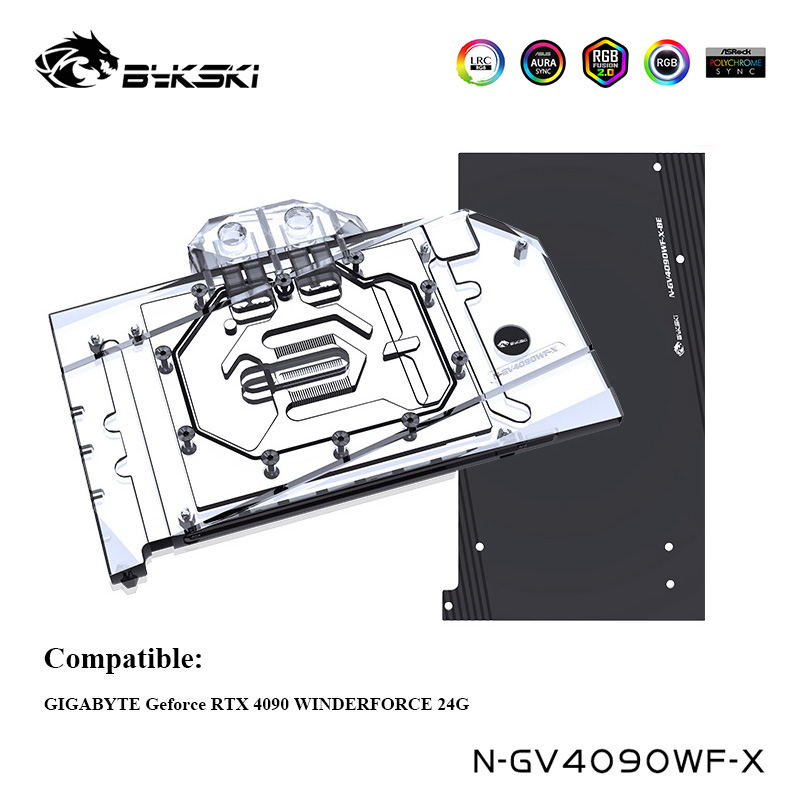Bykski GPU Waterblok Voor GIGA - Rtx 4090 Water Block Full Cover recensie en prijs